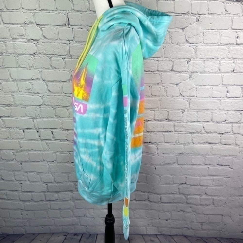 Nickelodeon Hyper Space NASA Sweatshirt Womens Size M Tie Dye Hoodie Sweatshirt - Picture 10 of 16